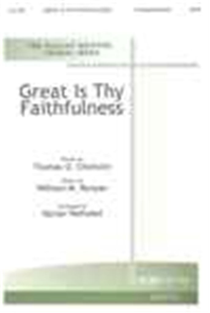 Great is Thy Faithfulness